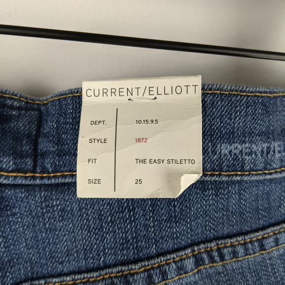 NWT Current/Elliot The Easy Stiletto Skinny Jean - Picture 5 of 8